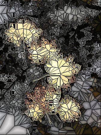 Stained Glass Leaves