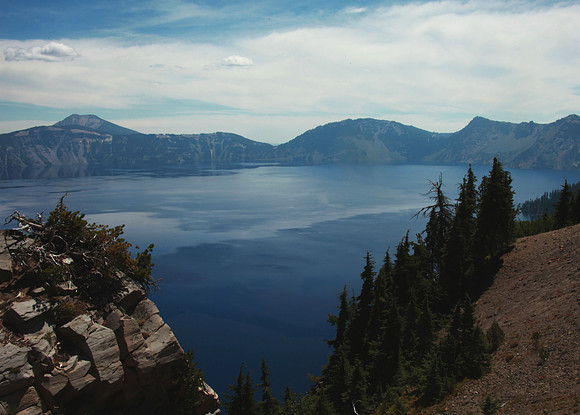 Smokey Day at Crater Lake
