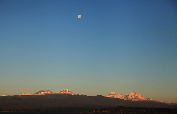 Moon Over Mountains